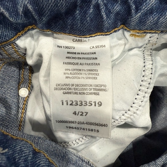 Wrangler High Rise Straight-Leg Jeans size 4 - Picture 6 of 10